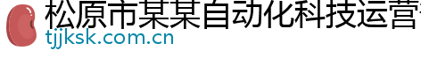 松原市某某自动化科技运营部